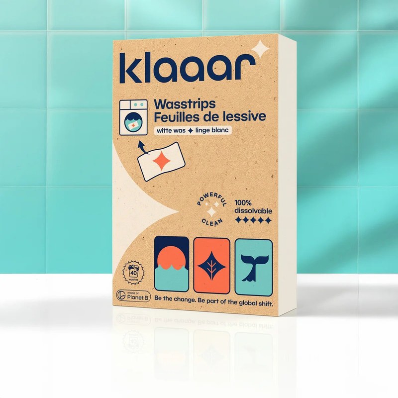 Klaaar foi de detergent pentru rufe albe